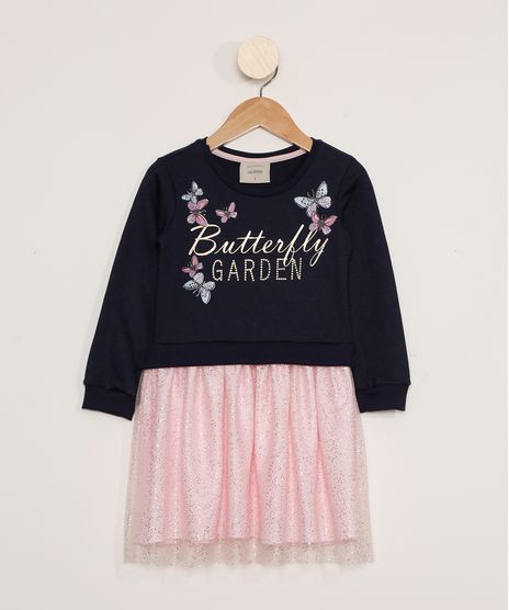 Vestido-Infantil-Manga-Longa-Borboletas-em-Moletom-com-Tule-Azul-9980655-Azul_1