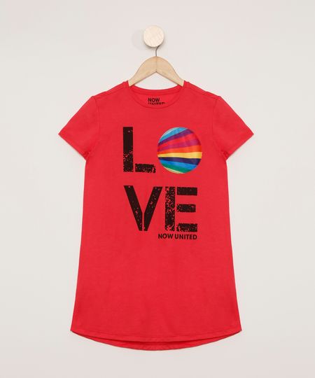 Camisola-Juvenil-Manga-Curta-Now-United-com-Bordado-Vermelha-9975756-Vermelho_1