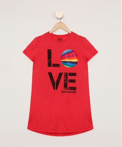 Camisola-Juvenil-Manga-Curta-Now-United-com-Bordado-Vermelha-9975756-Vermelho_1