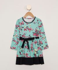Vestido-Infantil-Manga-Longa-Estampado-de-Borboletas-com-Faixa-Verde-9979997-Verde_1