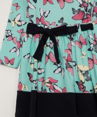 Vestido-Infantil-Manga-Longa-Estampado-de-Borboletas-com-Faixa-Verde-9979997-Verde_3