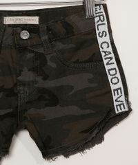 Short-de-Sarja-Infantil-Camuflado--Girls-Can-Do-Everything--Verde-Militar-9978961-Verde_Militar_4