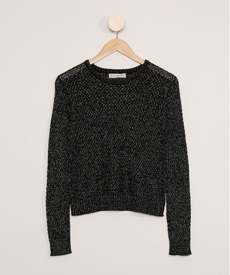 Sueter-de-Trico-Juvenil-com-Lurex-Preto-9797560-Preto_1