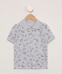 Polo-Infantil-Manga-Curta-Estampada-de-Dinossauros-Cinza-Mescla-9980478-Cinza_Mescla_1