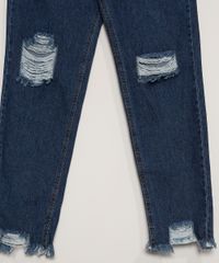 Calca-Jeans-Juvenil-Mom-Destroyed-Azul-Escuro-9980914-Azul_Escuro_3