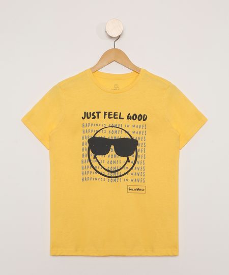 Camiseta-Juvenil-Manga-Curta-Smiley--Just-Feel-Good--Amarela-9983663-Amarelo_1 Camiseta-Juvenil-Manga-Curta-Smiley--Just-Feel-Good--Amarela-9983663-Amarelo_1