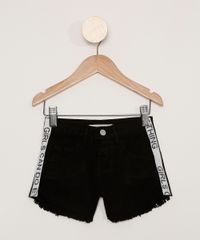 Short-de-Sarja-Infantil--Girls-Can-Do-Everything--Preto-9978963-Preto_1
