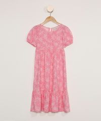 Vestido-Infantil-Longo-Manga-Curta-Estampado-Floral-Rosa-9979420-Rosa_1