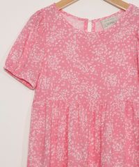 Vestido-Infantil-Longo-Manga-Curta-Estampado-Floral-Rosa-9979420-Rosa_3