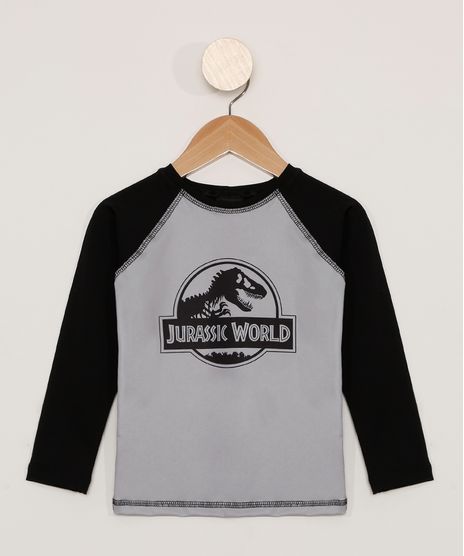 Blusa-de-Praia-Infantil-Raglan-Manga-Longa-Jurassic-Park-com-Protecao-UV50--Preta-9980517-Preto_1