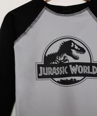 Blusa-de-Praia-Infantil-Raglan-Manga-Longa-Jurassic-Park-com-Protecao-UV50--Preta-9980517-Preto_4