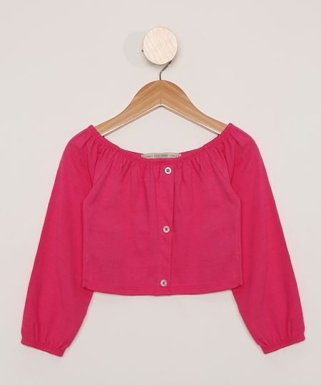 Blusa-Infantil-Manga-Longa-Bufante-com-Botoes-Rosa-9980962-Rosa_1