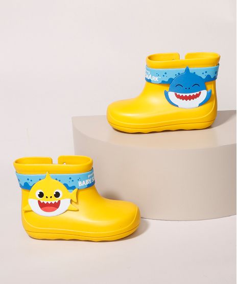 Galocha-Infantil-Grendene-Baby-Shark-com-Velcro-Amarela-9986725-Amarelo_1