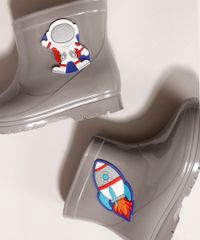 Galocha-Infantil-LueLua-Astronauta-e-Foguete-Cinza-9987655-Cinza_3