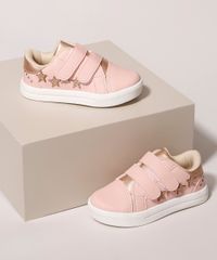 Tenis-Infantil-Cano-Baixo-com-Estrelas--Rosa-9987955-Rosa_1