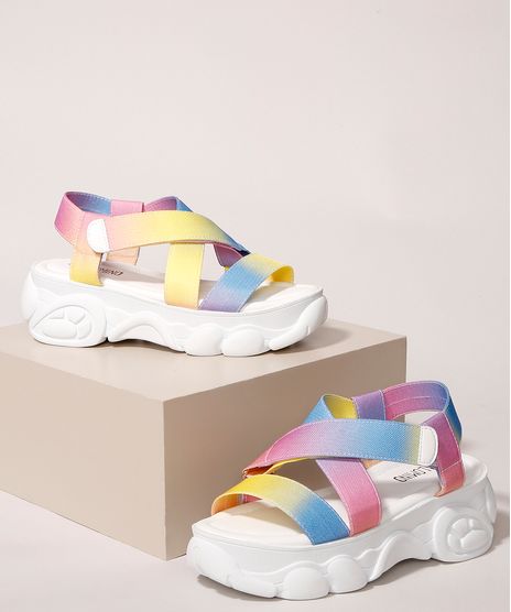 Papete-Infantil-Flatform-Estampada-Tie-Dye-Multicor-9988104-Multicor_1