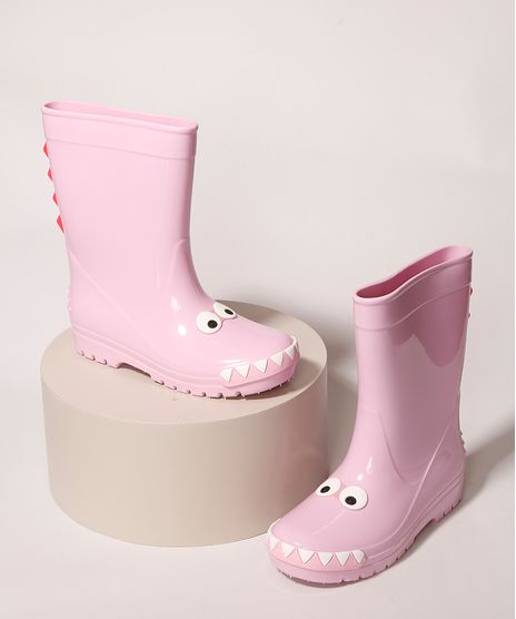 Galocha-Infantil-LueLua-Dinossauro-Rosa-9987632-Rosa_1