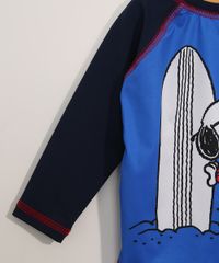Camiseta-de-Praia-Infantil-Manga-Longa-Raglan-Snoopy-com-Protecao-UV50--Azul-9980526-Azul_4