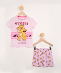 Pijama-Infantil-Manga-Curta-Estampado-O-Rei-Leao-Rosa-9983522-Rosa_1