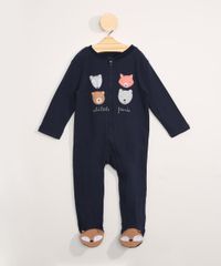 Macacao-Infantil-Manga-Longa-Raposa-e-Amigos-Azul-Marinho-9957041-Azul_Marinho_1