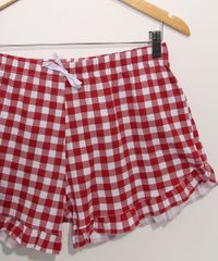 Pijama-Juvenil-Manga-Curta-Mickey-Xadrez-Branco-9970785-Branco_4