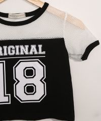 Blusa-Infantil-Manga-Curta-Cropped-com-Tela-Preta-9978055-Preto_4