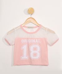 Blusa-Infantil-Manga-Curta-Cropped-com-Tela-Decote-Redondo-Rosa-9978055-Rosa_1