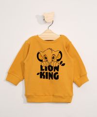 Blusa-de-Moletom-Infantil-Simba-Flocada-Mostarda-9980222-Mostarda_1