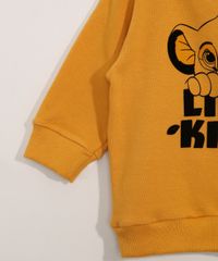 Blusa-de-Moletom-Infantil-Simba-Flocada-Mostarda-9980222-Mostarda_4