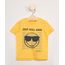 Camiseta-Infantil-Manga-Curta-Smiley--Just-Feel-Good--Amarela-9983664-Amarelo_1