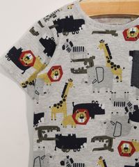 Camiseta-Infantil-Manga-Curta-Bichinhos-com-Bolso-Cinza-Mescla-Claro-9977110-Cinza_Mescla_Claro_5
