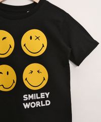 Camiseta-Infantil-Manga-Curta-Smiley-Preta-9983974-Preto_4