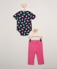 Conjunto-Body-Infantil-Manga-Curta-Estampado-de-Abacaxis-Azul-Marinho---Calca-Legging-Rosa-9967598-Rosa_2