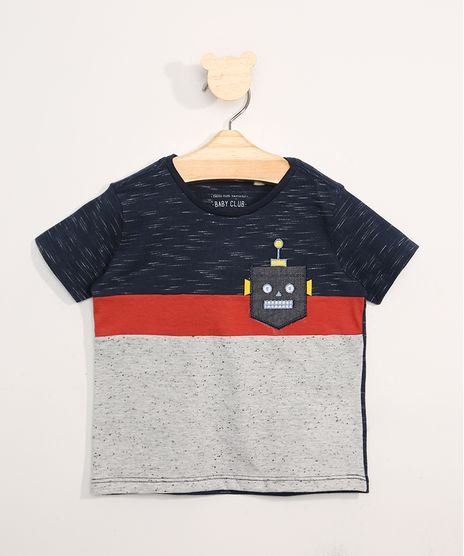 Camiseta-Infantil-Manga-Curta-com-Bolso-e-Recorte-Azul-Marinho-9977102-Azul_Marinho_1