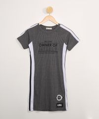 Vestido-Juvenil-Canelado-com-Recorte-Cinza-Mescla-Claro-9981685-Cinza_Mescla_Claro_1