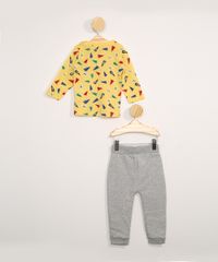 Conjunto-de-Moletom-Infantil-de-Blusa-Flamulas-Amarela---Calca-Jogger-Cinza-Mescla-9981764-Cinza_Mescla_3
