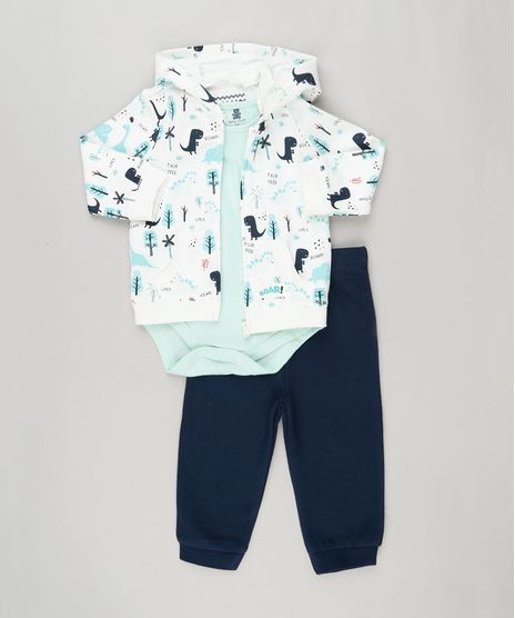 Conjunto-Infantil-de-Blusao-Estampado-de-Dinossauros-em-Moletom---Body-Manga-Longa---Calca-em-Moletom-de-Algodao---Sustentavel-Azul-Marinho-8959231-Azul_Marinho_1