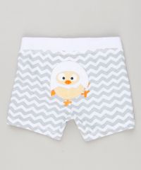 Short-Infantil-Estampado-Chevron-com-Pintinho-em-Algodao---Sustentavel-Off-White-8934352-Off_White_1