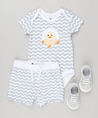Short-Infantil-Estampado-Chevron-com-Pintinho-em-Algodao---Sustentavel-Off-White-8934352-Off_White_3