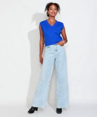 Colete-de-Trico-Feminino-Mindset-Texturizado-Tranca-Decote-V-Azul-Royal-9993272-Azul_Royal_3