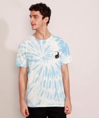 Camiseta-Masculina-Estampada-Manga-Curta-Tie-Dye-Smiley-Yin-Yang-Gola-Careca-Azul-9986246-Azul_1