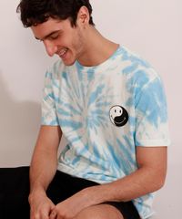 Camiseta-Masculina-Estampada-Manga-Curta-Tie-Dye-Smiley-Yin-Yang-Gola-Careca-Azul-9986246-Azul_6