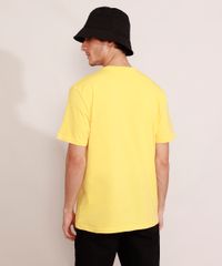 Camiseta-Masculina-Manga-Curta-Smiley-Gola-Careca-Amarela-9986247-Amarelo_4
