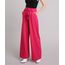 Calca-Feminina-Pantalona-de-Malha-com-Faixa-para-Amarrar-Pink-9253251-Pink_1
