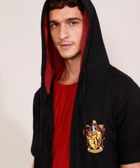 Capa-Masculina-Grifinoria-Harry-Potter-com-Capuz-Manga-Curta-Preta-8933799-Preto_5