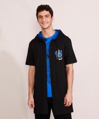 Capa-Masculina-Harry-Potter-Corvinal-com-Capuz-Manga-Curta-Preta-8933813-Preto_1