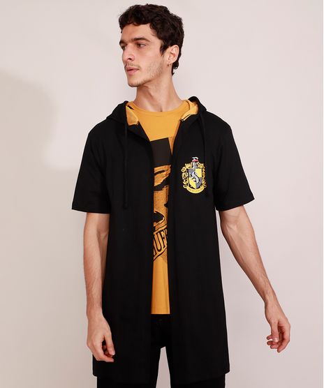 Capa-Masculina-Harry-Potter-Lufa-Lufa-com-Capuz-Manga-Curta-Preta-8933917-Preto_1