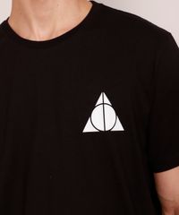 Camiseta-Masculina-Harry-Potter-Reliquias-da-Morte-Manga-Curta-Gola-Careca-Preta-9984922-Preto_2