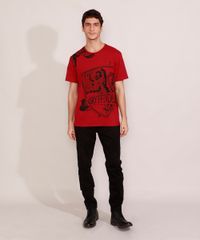 Camiseta-Masculina-Harry-Potter-Grifinoria-Manga-Curta-Gola-Careca-Vinho-9984924-Vinho_3