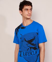 Camiseta-Masculina-Harry-Potter-Corvinal-Manga-Curta-Gola-Careca-Azul-9984926-Azul_6